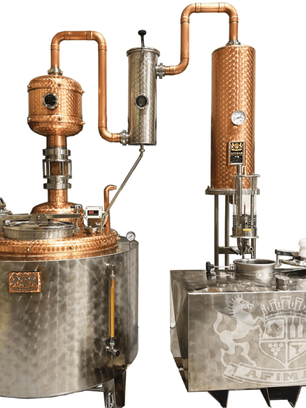 Αποστακτηριο Τζιν / Gin, ατμού bain marie νερου ατμού