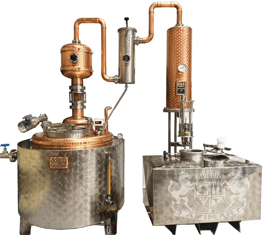 Αποστακτηριο Τζιν / Gin, ατμού bain marie νερου ατμού